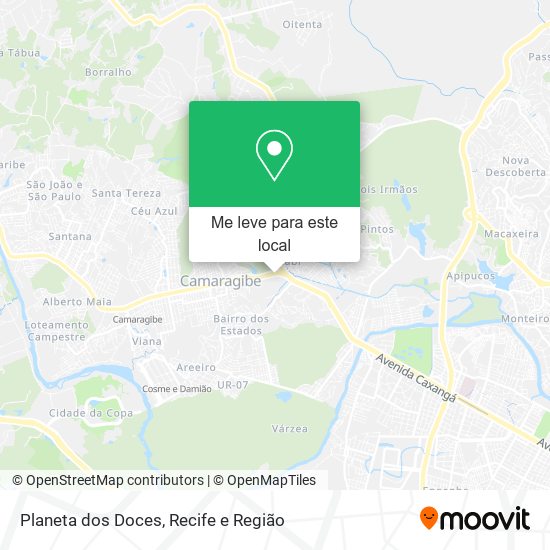 Planeta dos Doces mapa