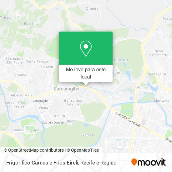 Frigorifico Carnes e Frios Eireli mapa