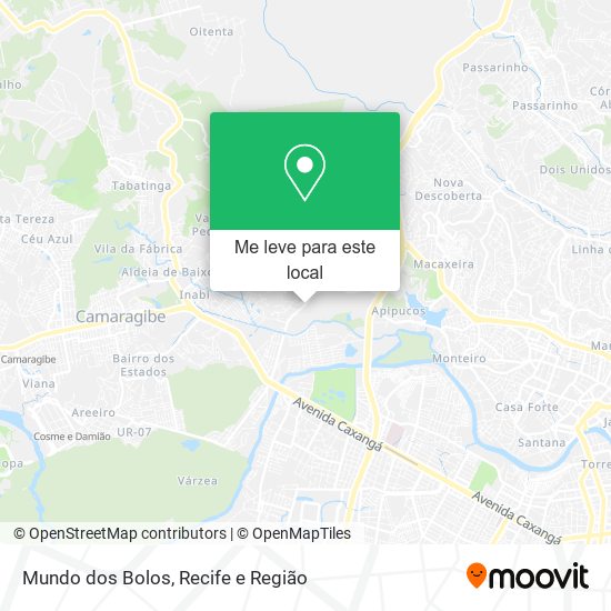 Mundo dos Bolos mapa
