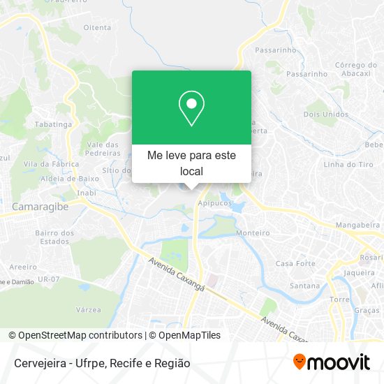 Cervejeira - Ufrpe mapa