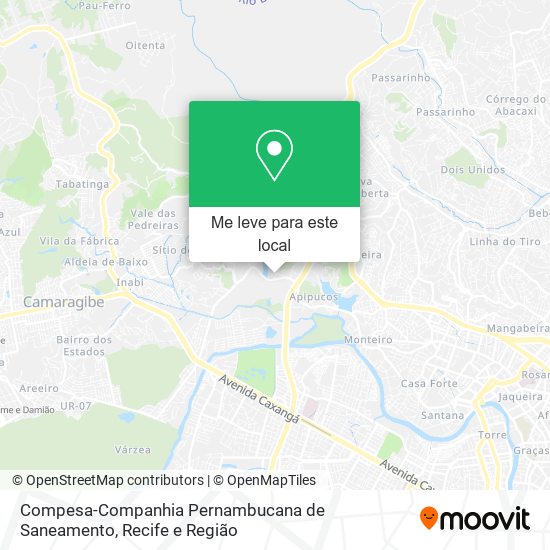 Compesa-Companhia Pernambucana de Saneamento mapa