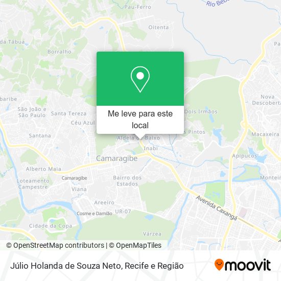Júlio Holanda de Souza Neto mapa