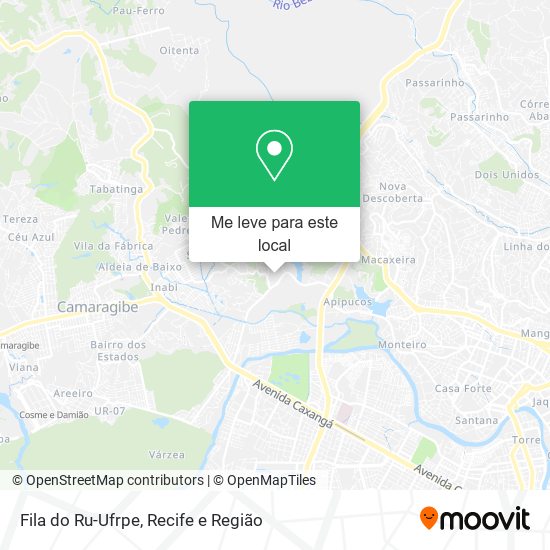 Fila do Ru-Ufrpe mapa