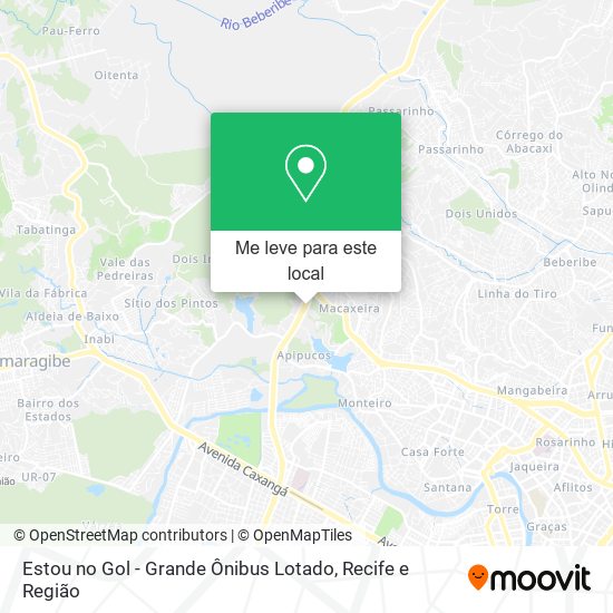 Estou no Gol - Grande Ônibus Lotado mapa