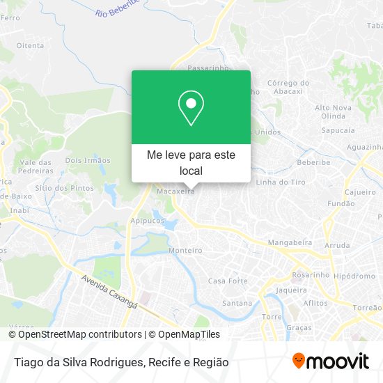 Tiago da Silva Rodrigues mapa