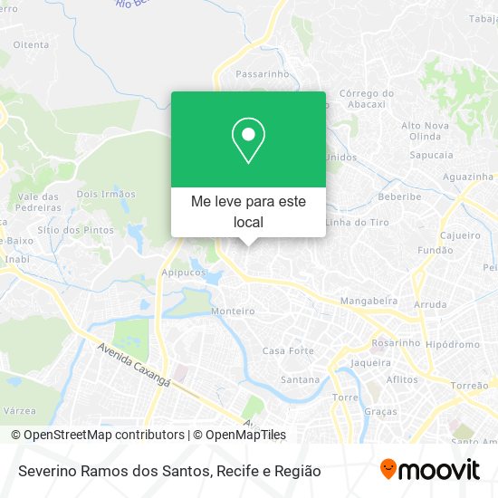 Severino Ramos dos Santos mapa
