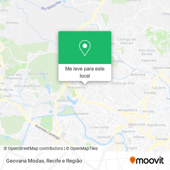 Geovana Modas mapa