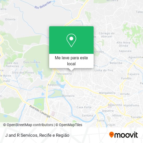 J and R Servicos mapa