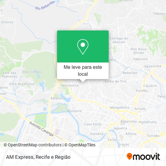 AM Express mapa