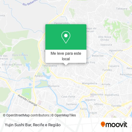 Yujin Sushi Bar mapa