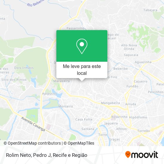 Rolim Neto, Pedro J mapa
