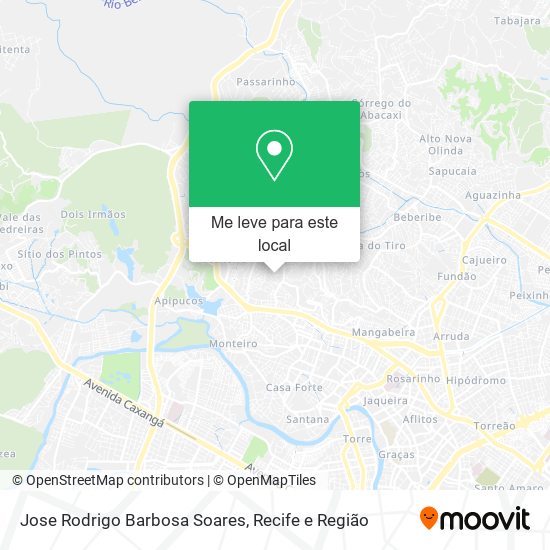 Jose Rodrigo Barbosa Soares mapa