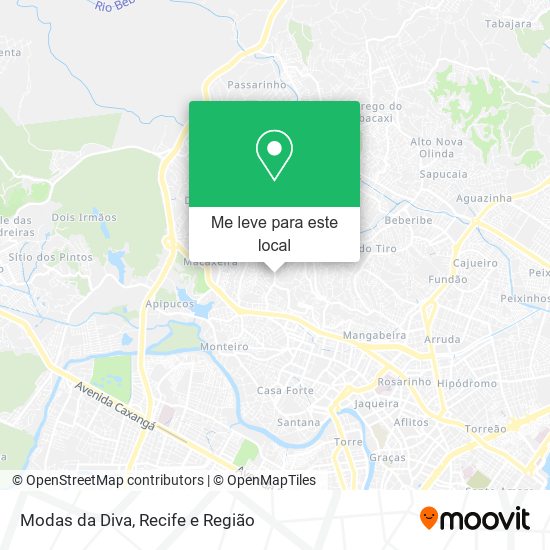 Modas da Diva mapa