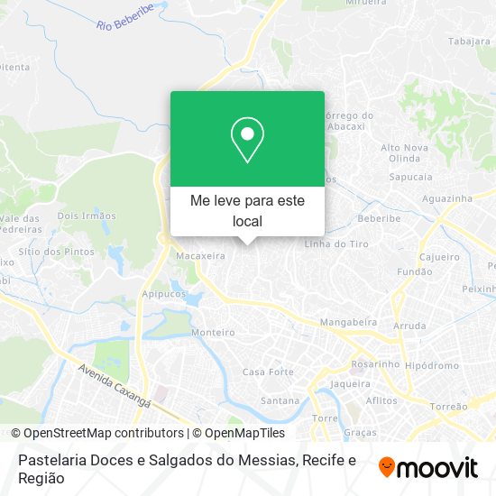 Pastelaria Doces e Salgados do Messias mapa