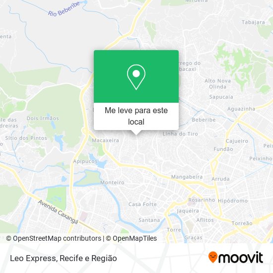 Leo Express mapa