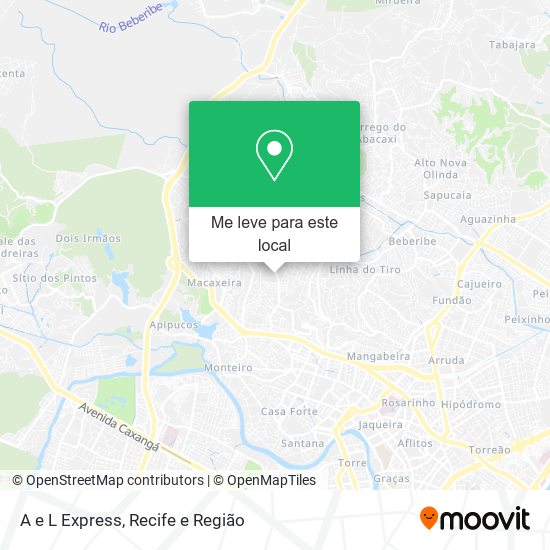 A e L Express mapa