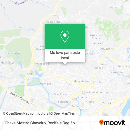 Chave Mestra Chaveiro mapa