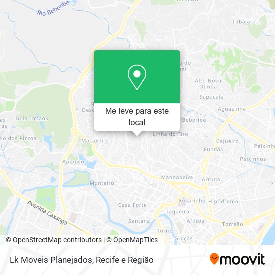 Lk Moveis Planejados mapa