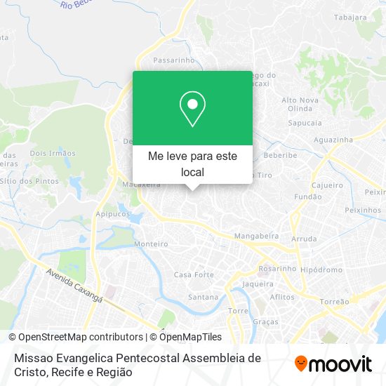Missao Evangelica Pentecostal Assembleia de Cristo mapa