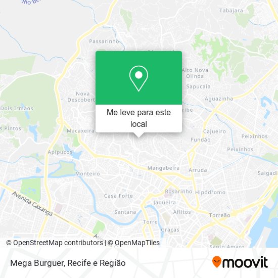 Mega Burguer mapa