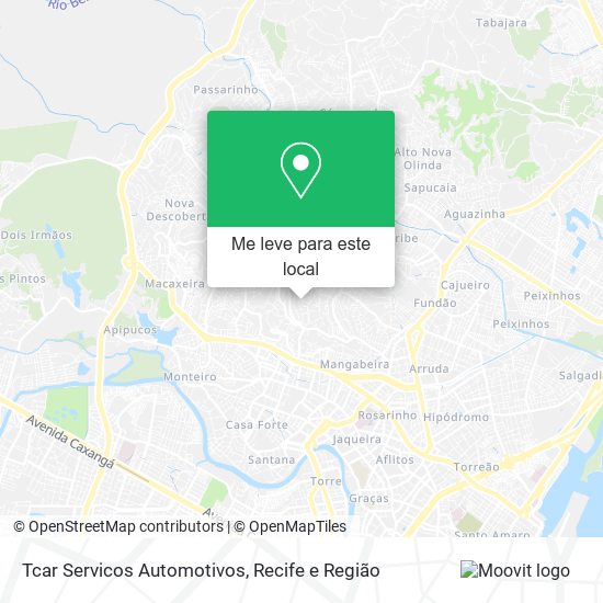 Tcar Servicos Automotivos mapa