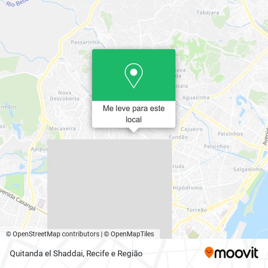 Quitanda el Shaddai mapa
