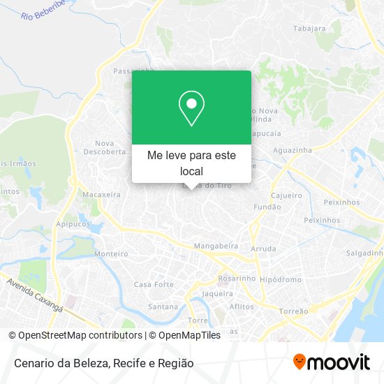 Cenario da Beleza mapa