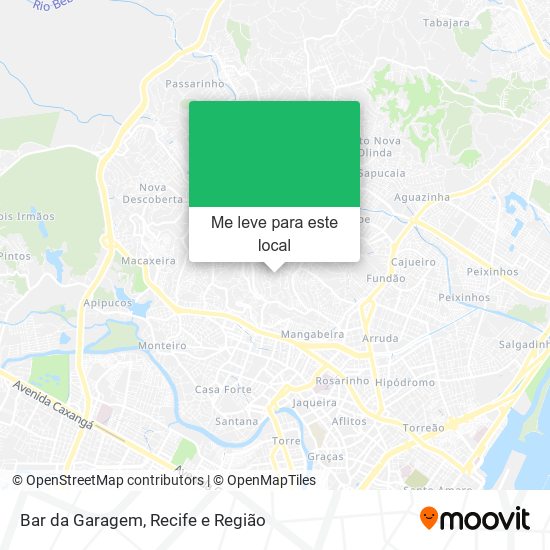 Bar da Garagem mapa