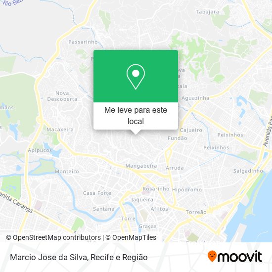 Marcio Jose da Silva mapa