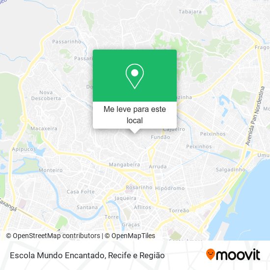 Escola Mundo Encantado mapa