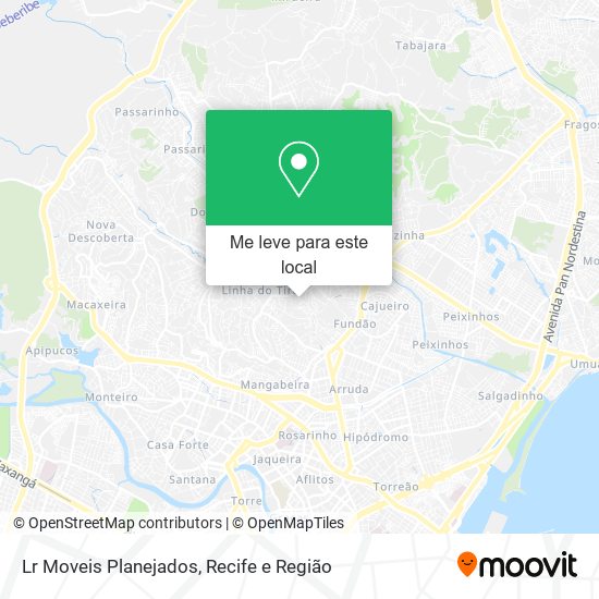 Lr Moveis Planejados mapa