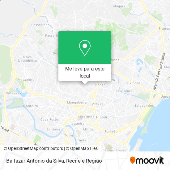 Baltazar Antonio da Silva mapa