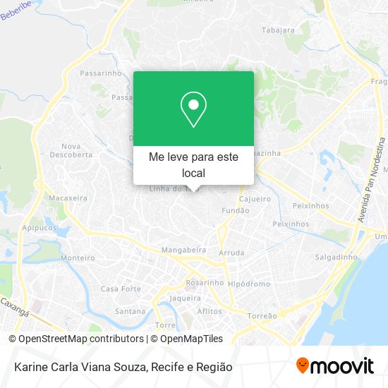 Karine Carla Viana Souza mapa