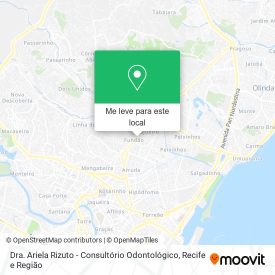 Dra. Ariela Rizuto - Consultório Odontológico mapa