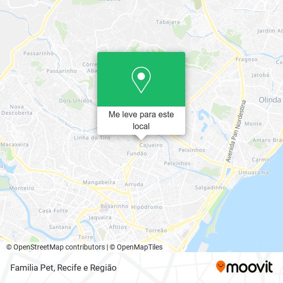 Familia Pet mapa