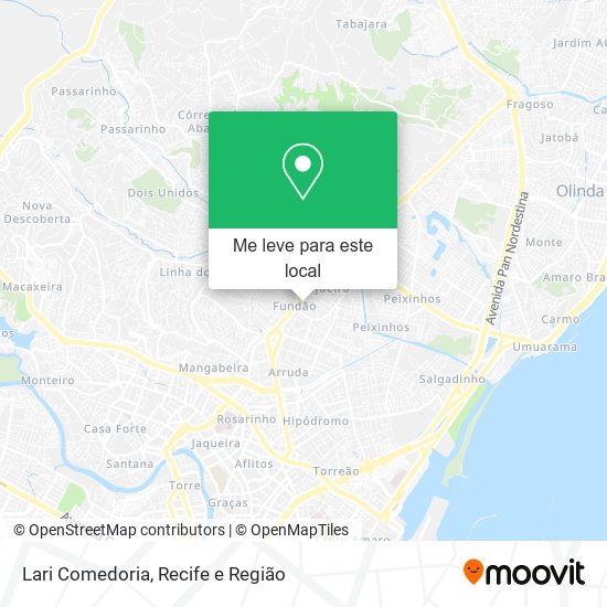 Lari Comedoria mapa