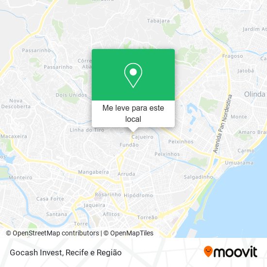 Gocash Invest mapa