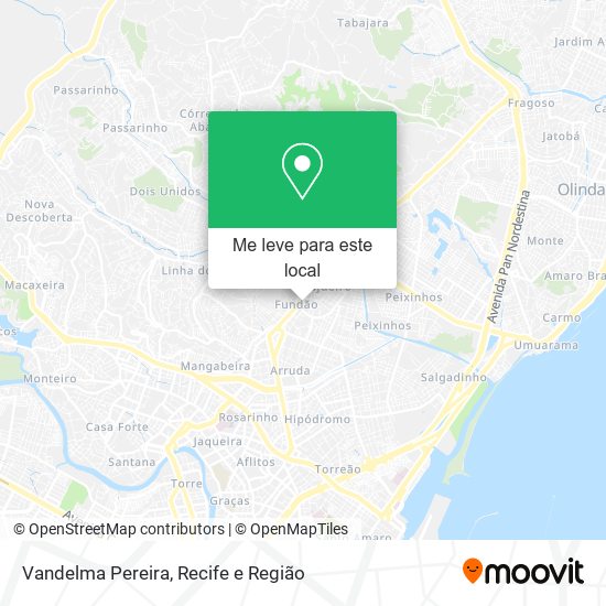 Vandelma Pereira mapa