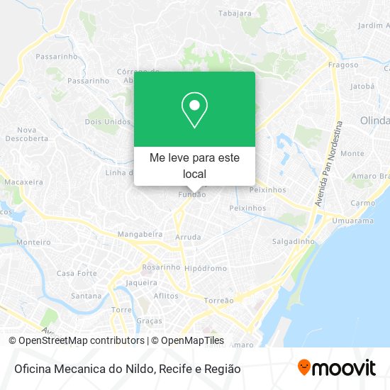 Oficina Mecanica do Nildo mapa