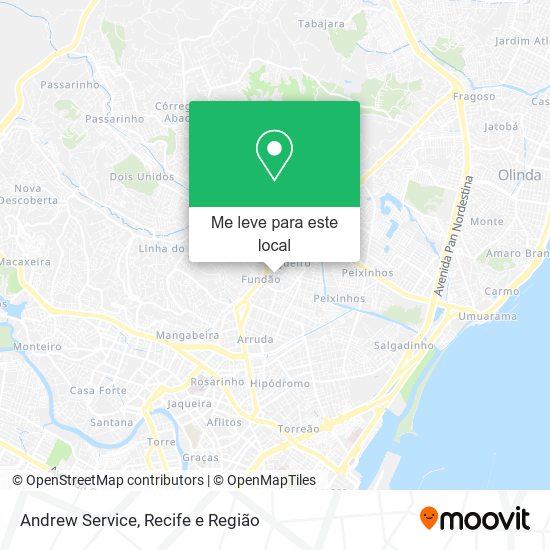 Andrew Service mapa