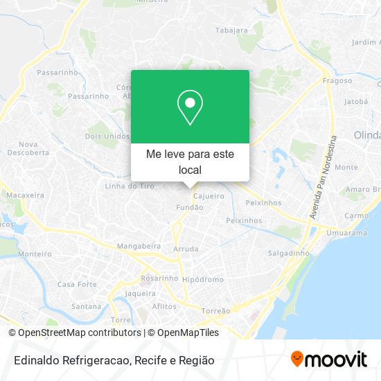 Edinaldo Refrigeracao mapa