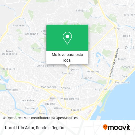 Karol Ltda Artur mapa