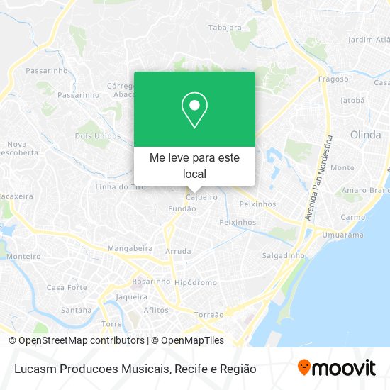 Lucasm Producoes Musicais mapa