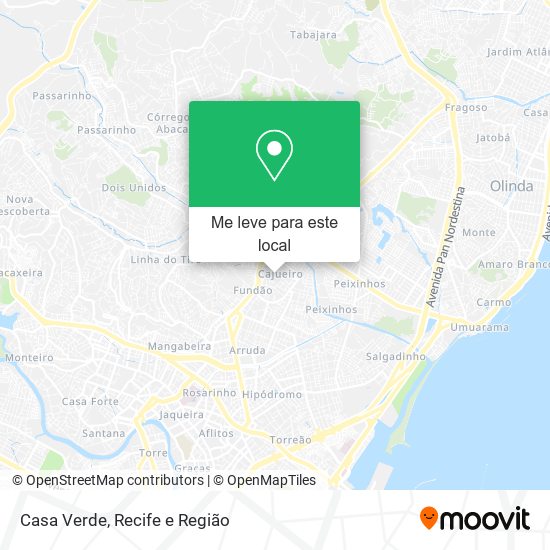 Casa Verde mapa