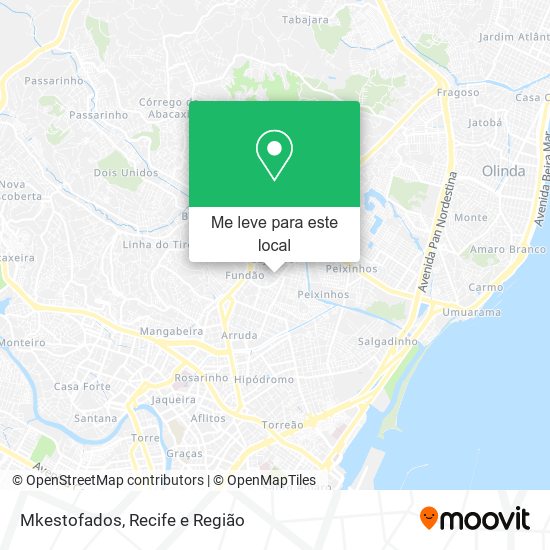 Mkestofados mapa