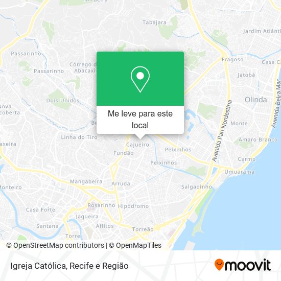 Igreja Católica mapa