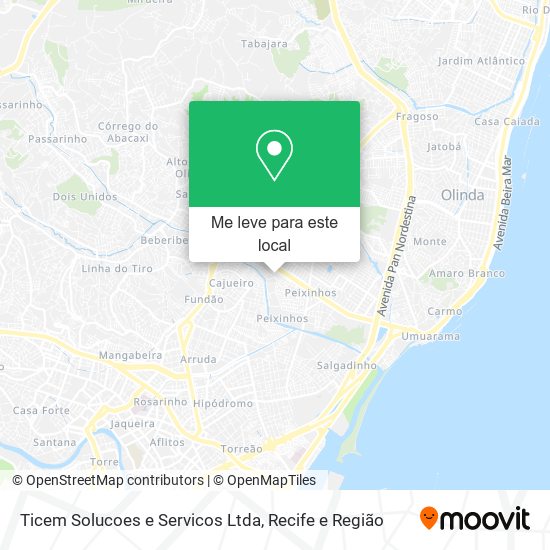 Ticem Solucoes e Servicos Ltda mapa