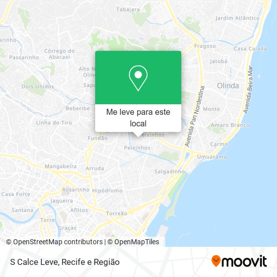 S Calce Leve mapa
