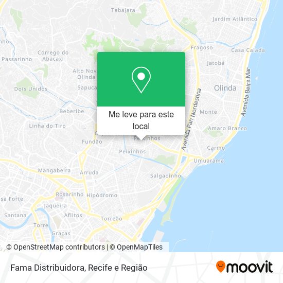 Fama Distribuidora mapa