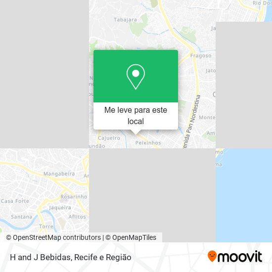 H and J Bebidas mapa